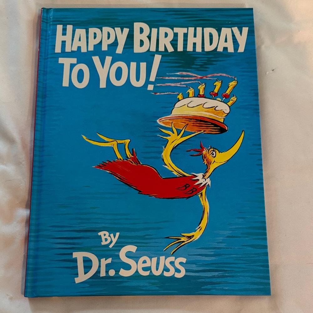 Dr. Seuss Happy Birthday To You! - Blue, Red, Yellow Cover
